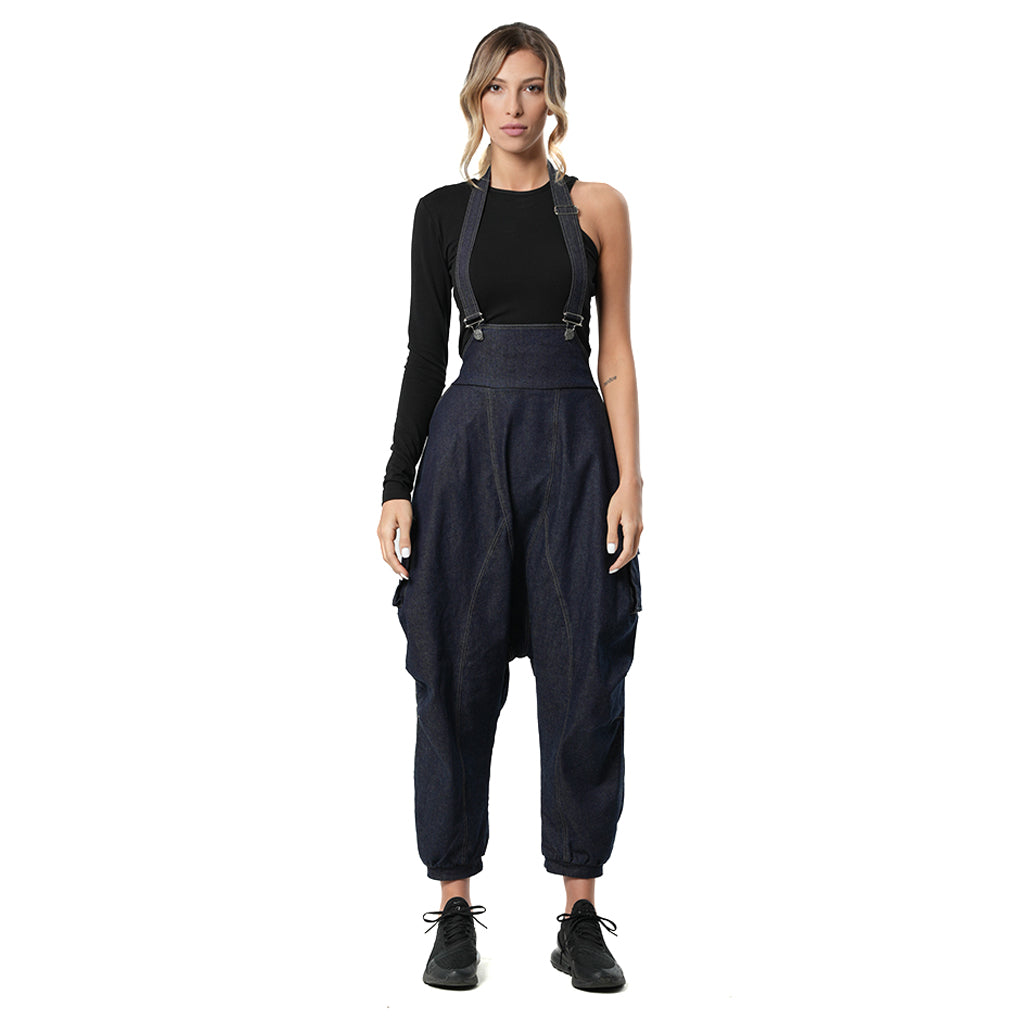 METAMORPHOZA -  Denim Jumpsuit PR Sample | DOORS NYC PR showroom