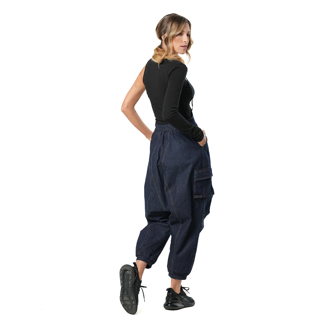 METAMORPHOZA -  Denim Jumpsuit PR Sample | DOORS NYC PR showroom