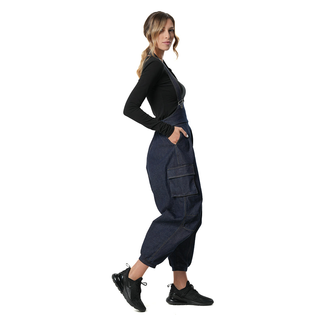 METAMORPHOZA -  Denim Jumpsuit PR Sample | DOORS NYC PR showroom