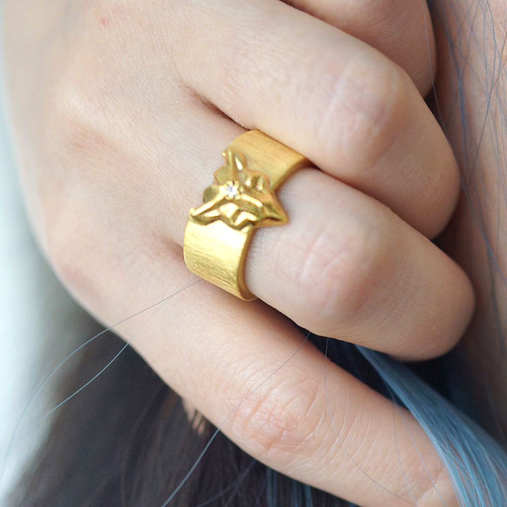 ZHUO - Ferox Ring Gold, buy at DOORS NYC
