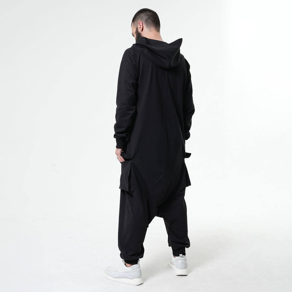 METAMORPHOZA - Mens Hooded Jumpsuit, PR Sample at DOORS NYC PR showroom