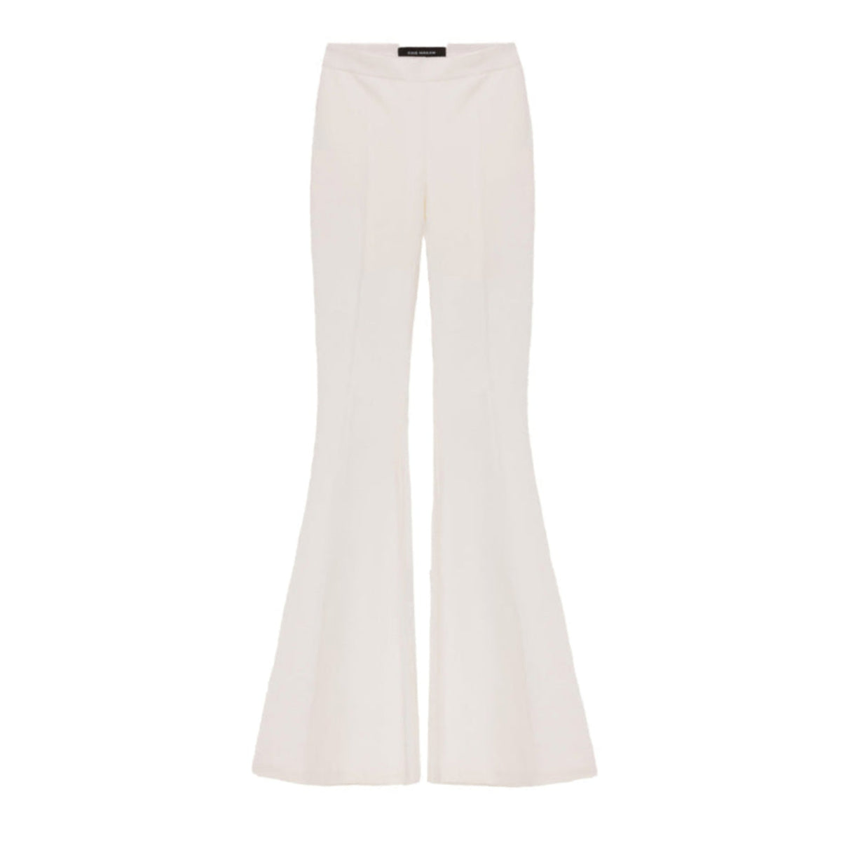KRIS MARAN - Flared Pants | White buy at DOORS NYC