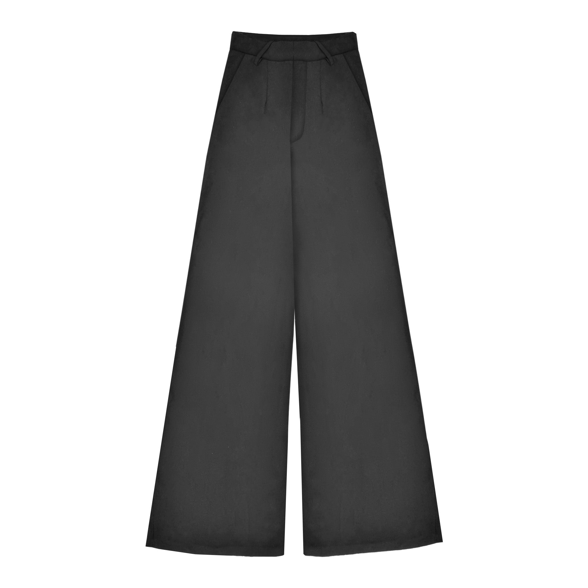 ELSA NILAJ - Black Flared Trousers, buy at DOORS NYC