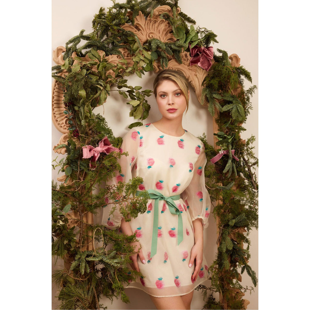 Fleur Rosé Mini Dress