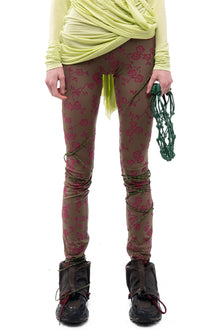 MASHAT - Floral Khaki Leggings, buy at DOORS NYC