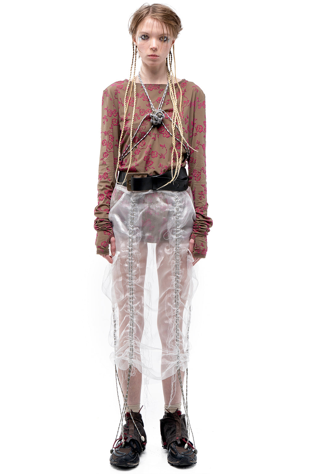 MASHAT - Floral Khaki Longsleeve, buy at doors. nyc