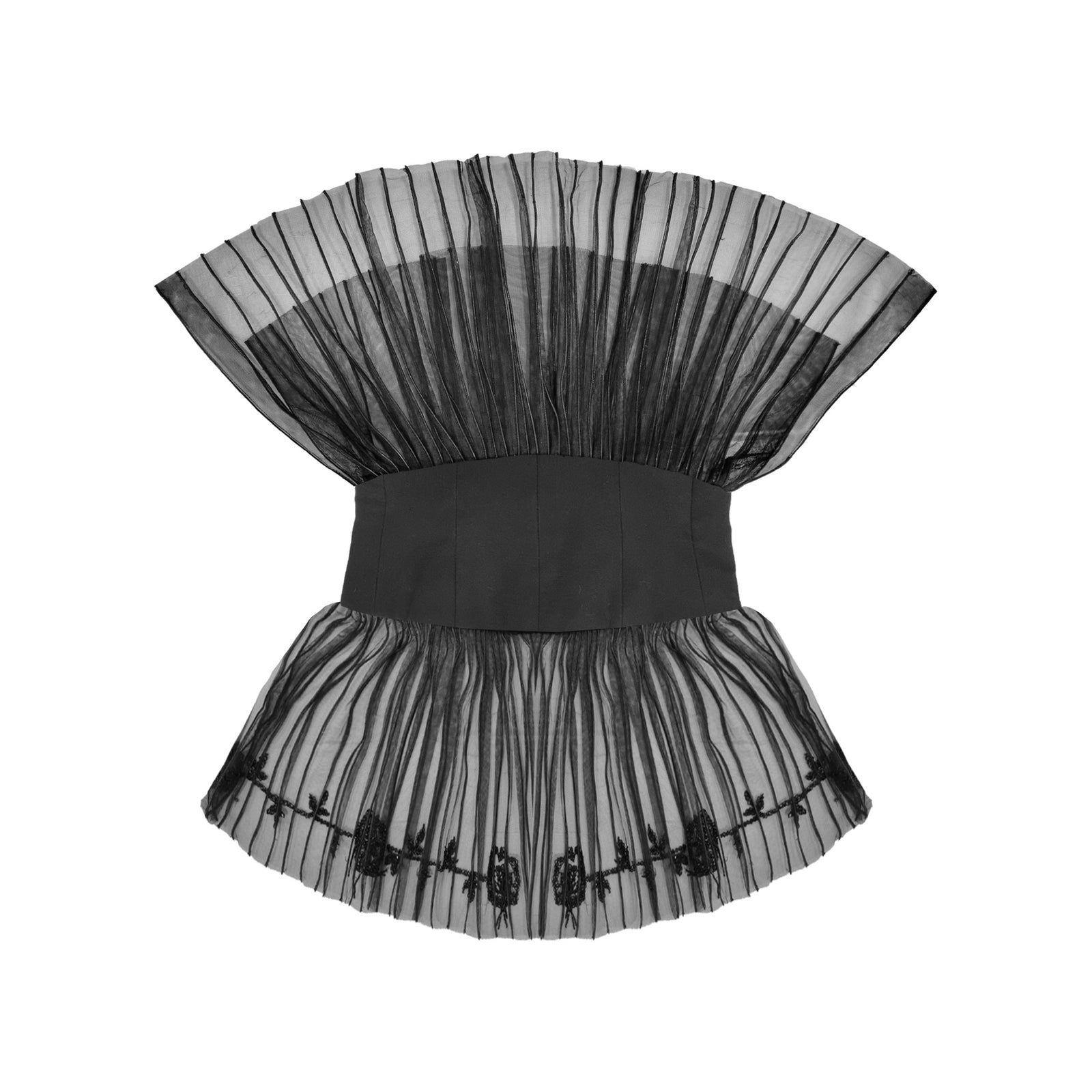 ELSA NILAJ - Floral Structured Corset, buy at DOORS NYC