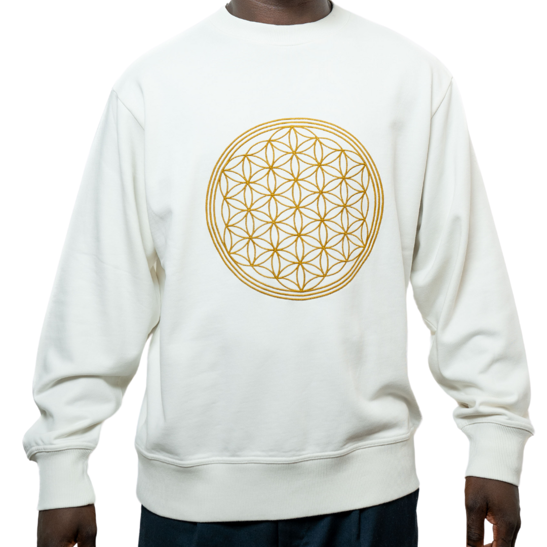 DIVINE HARMONIE - Flower of Life Unisex Sweatshirt, buy at DOORS NYC