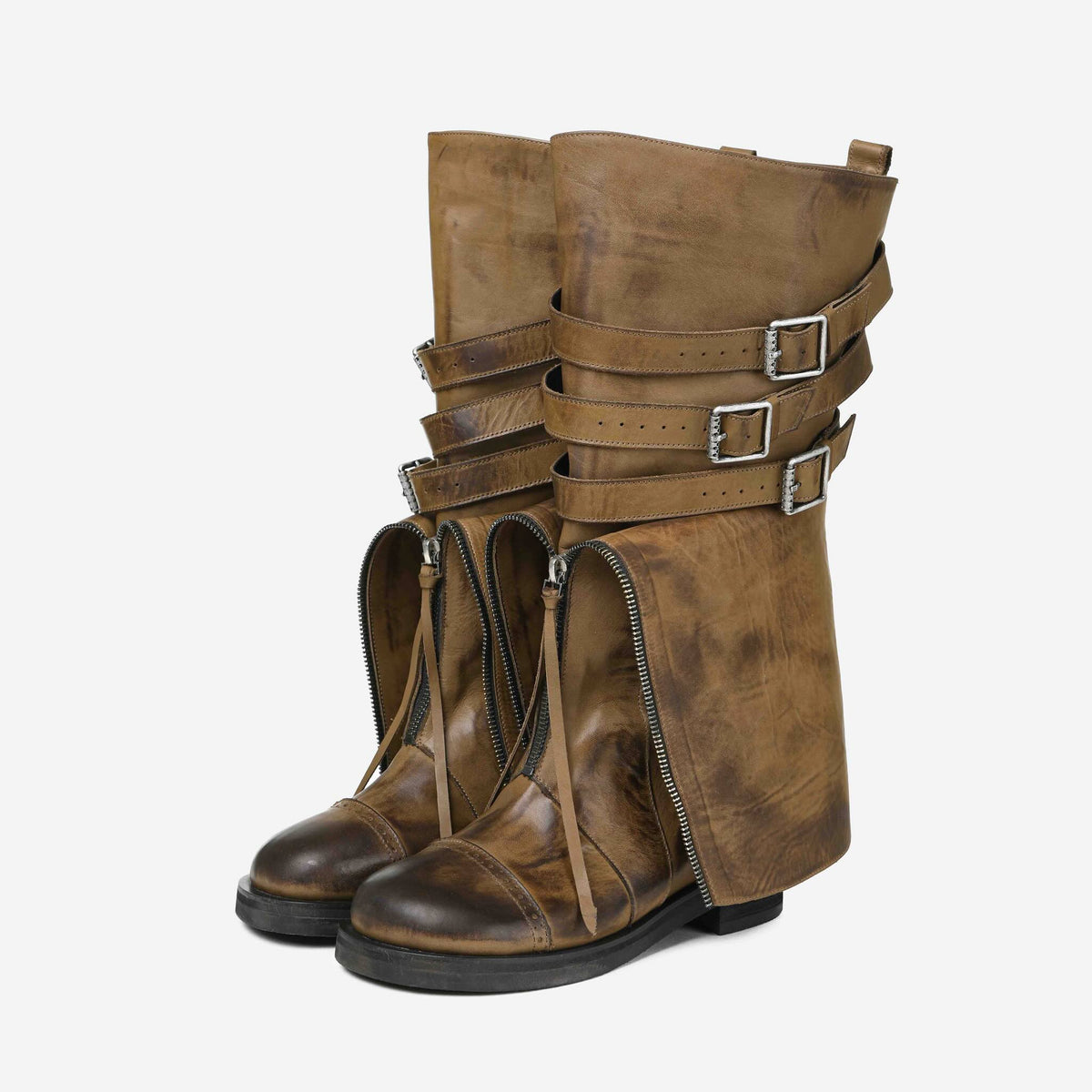 Roa Fold Boots  |  Sand Brown