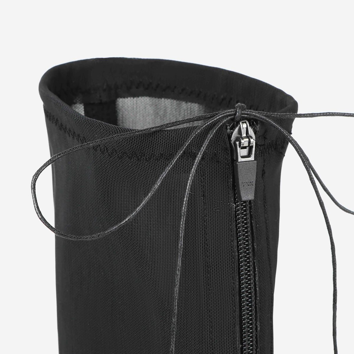 Nia Sheer Mesh Boots  | Black