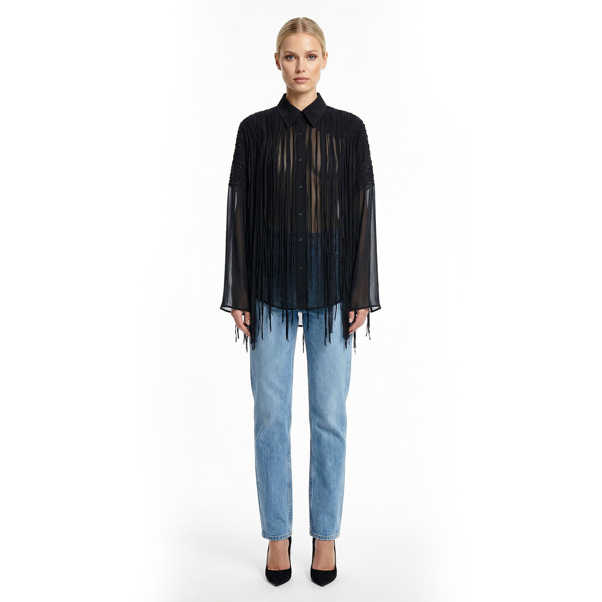 Fringe Black Shirt