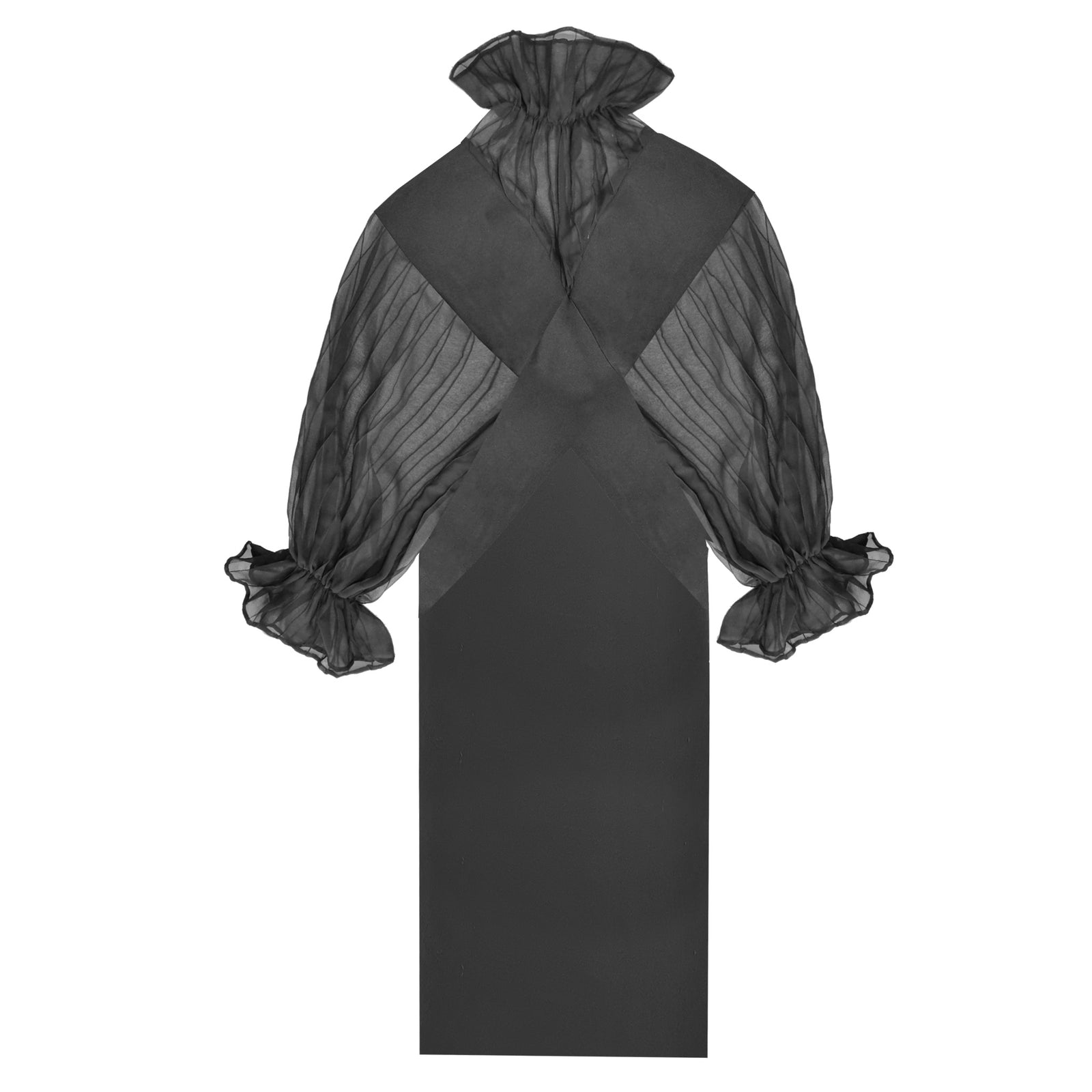 ELSA NILAJ - Black Midi Dress, buy at DOORS NYC