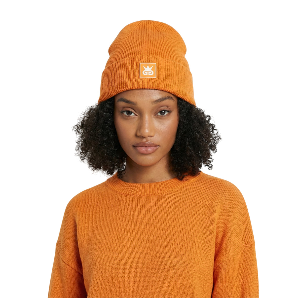 Orange Wool Hat