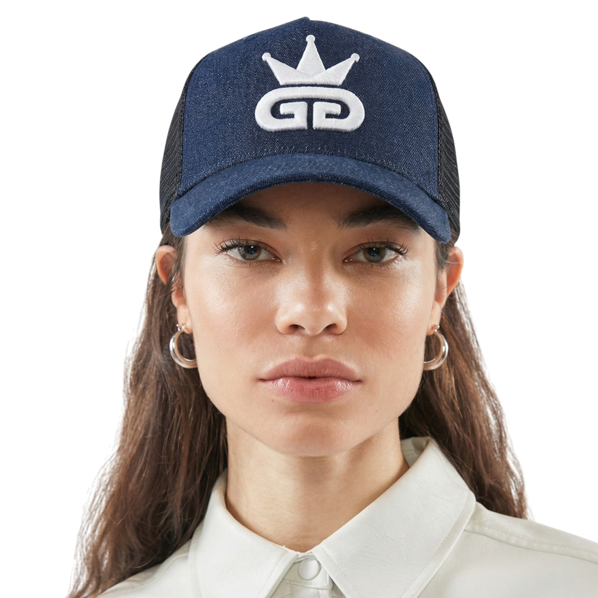 Dark Denim Mesh Hat