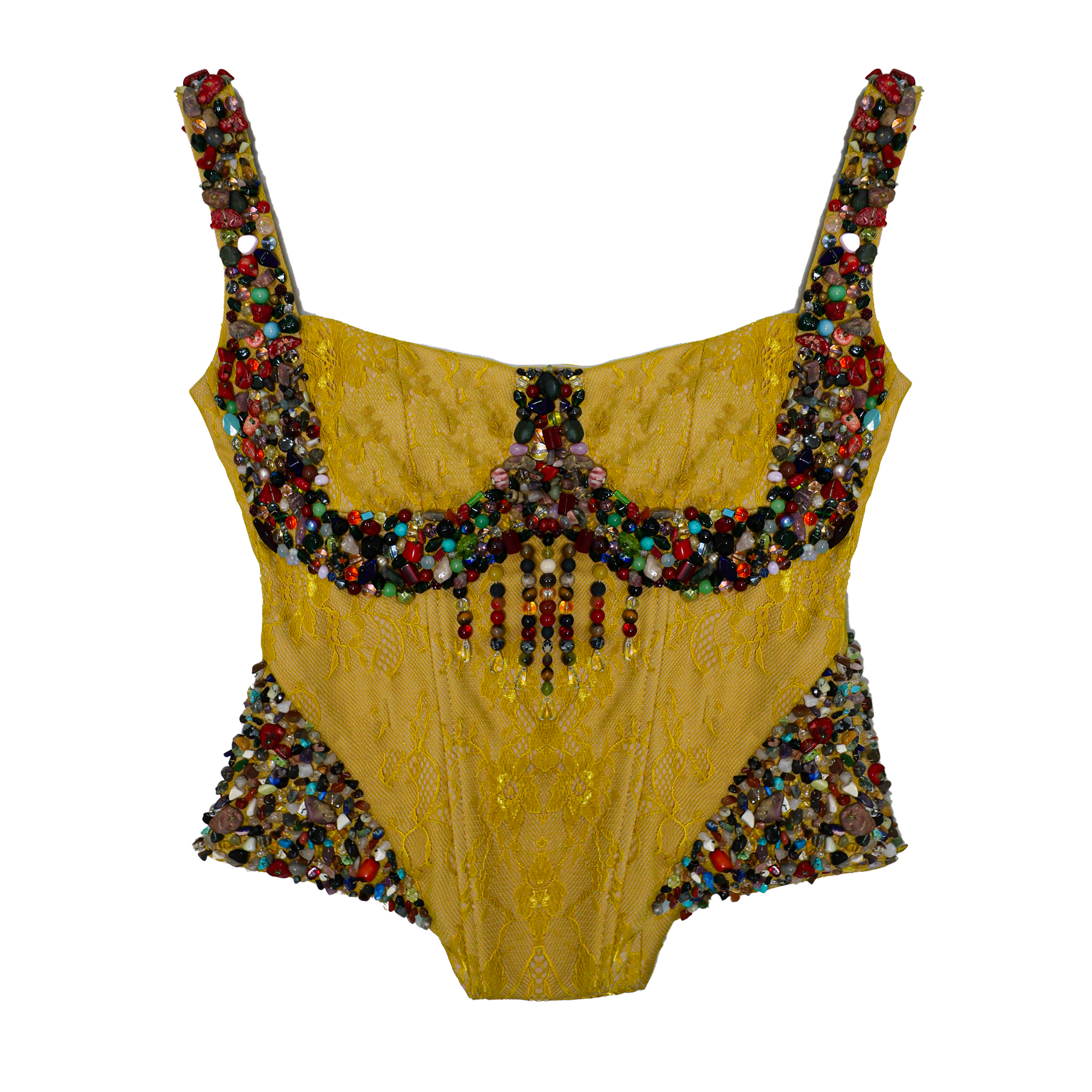 28NATELIER - Gold Stone Corset, PR Sample at DOORS NYC PR showroom