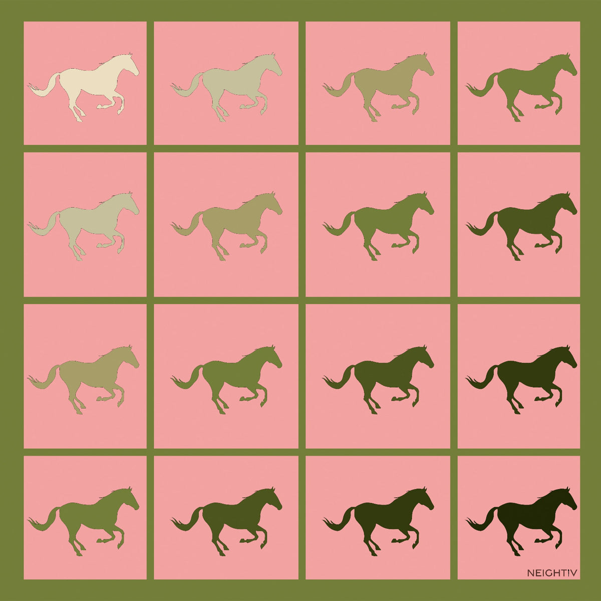 Galloping Hoofbeats Large Scarf - product