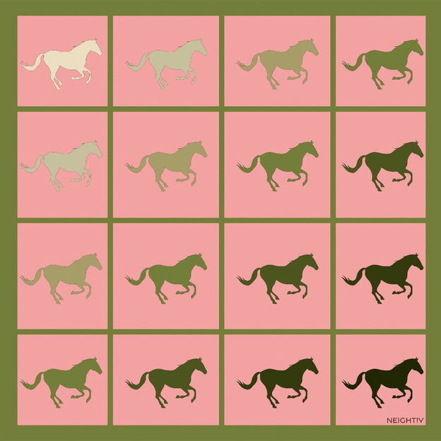 Galloping Hoofbeats Large Scarf