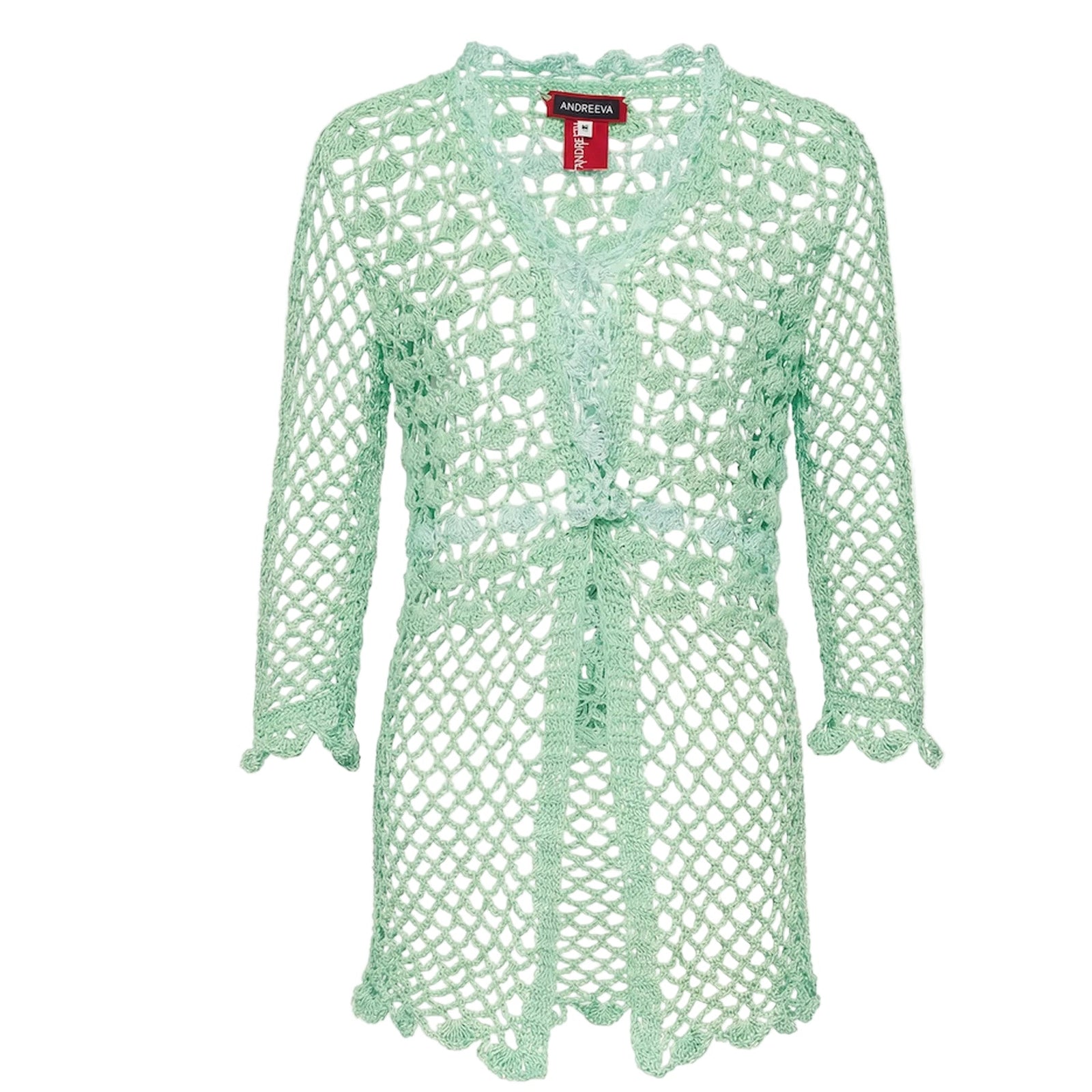 California Mint Handmade Crochet Shirt
