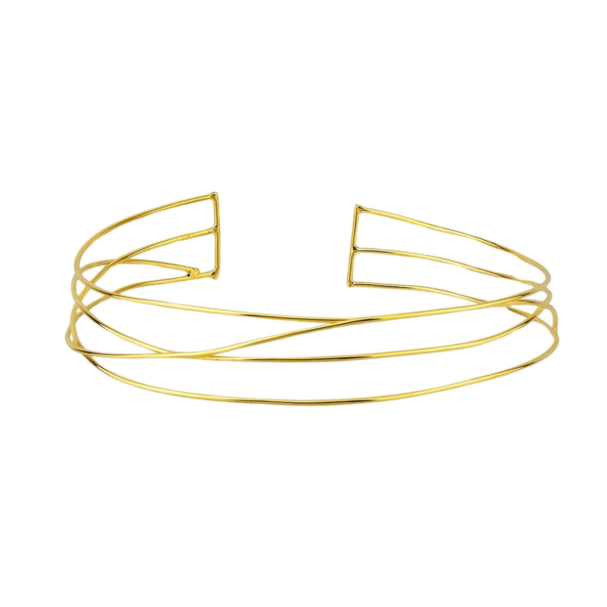 LINYA JEWELRY - Geometric Choker | Gold, buy at DOORS NYC