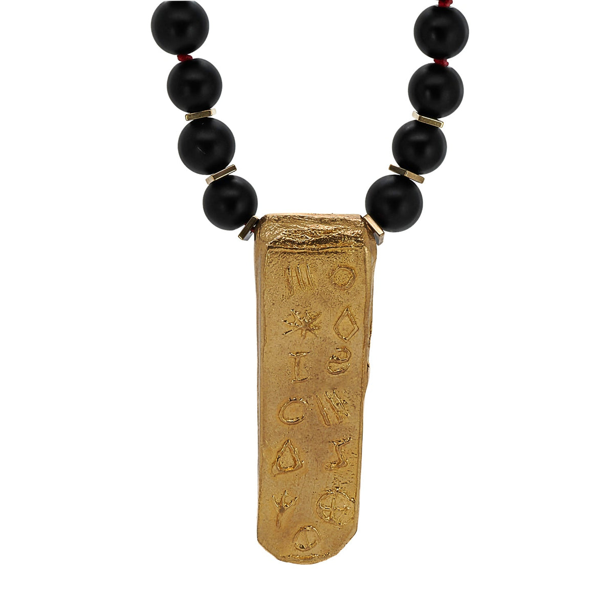 Rich 24K Gold Plated Beads and Intricate Bronze Accents