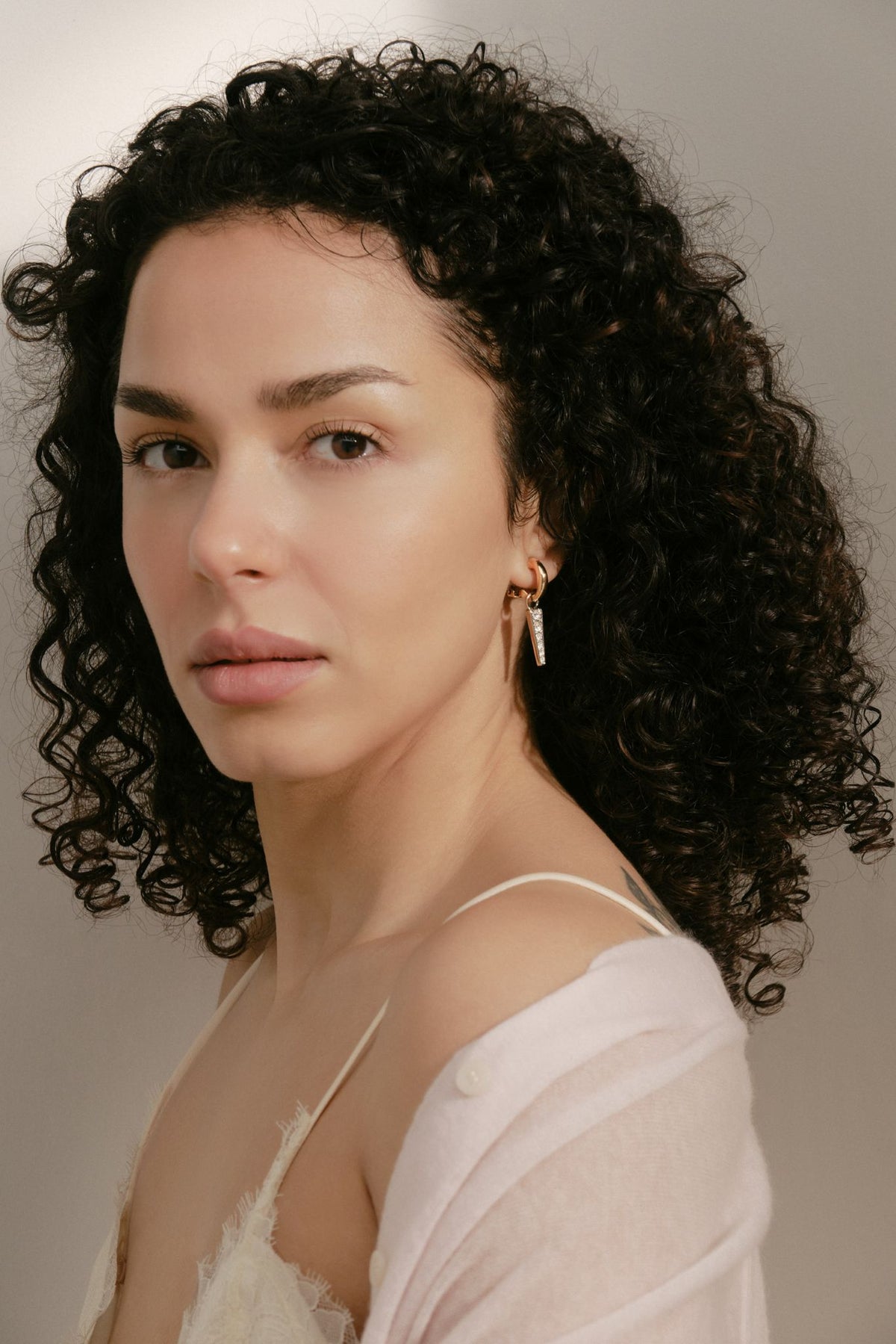 Gold Charm Earrings