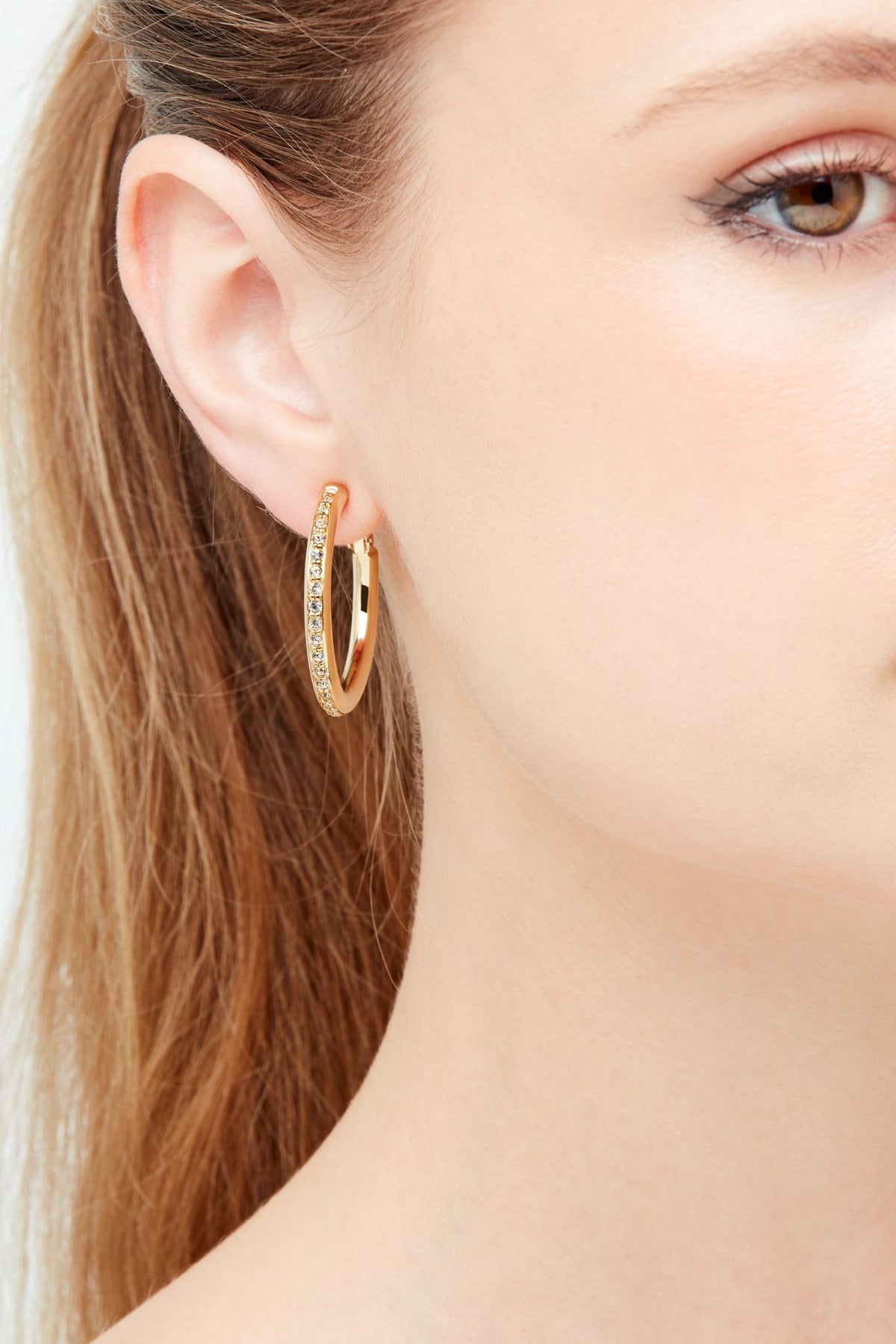 Gold Crystal Earrings