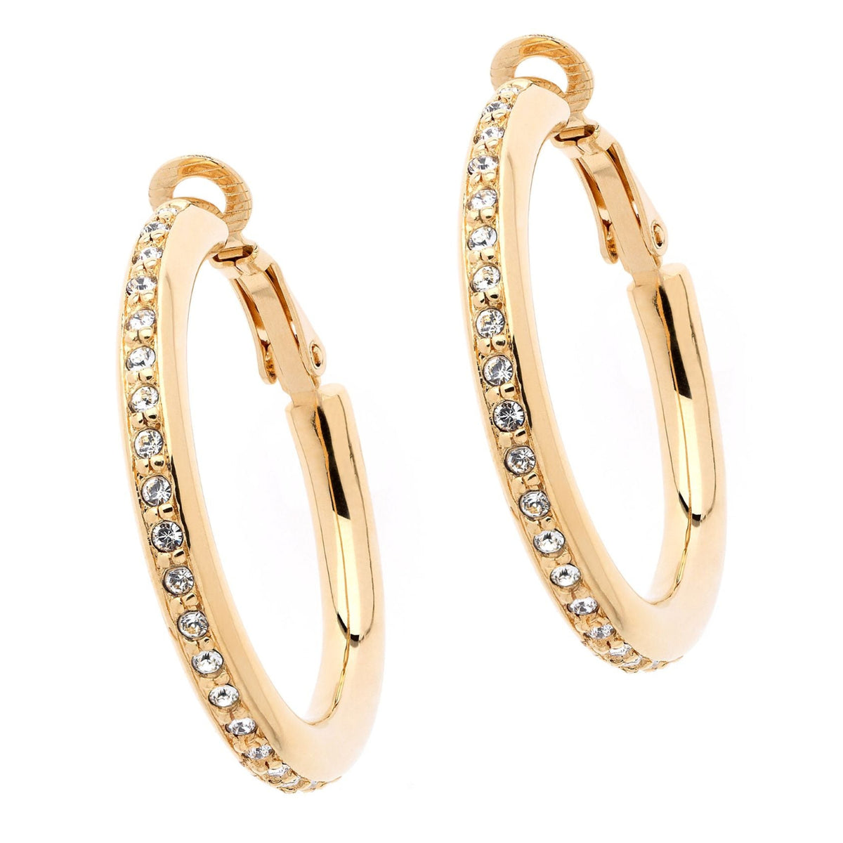 Gold Crystal Earrings