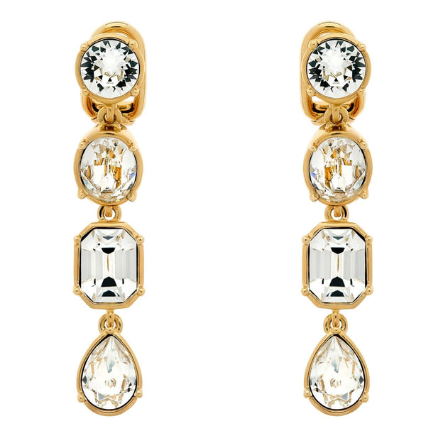 Gold Crystal Earrings