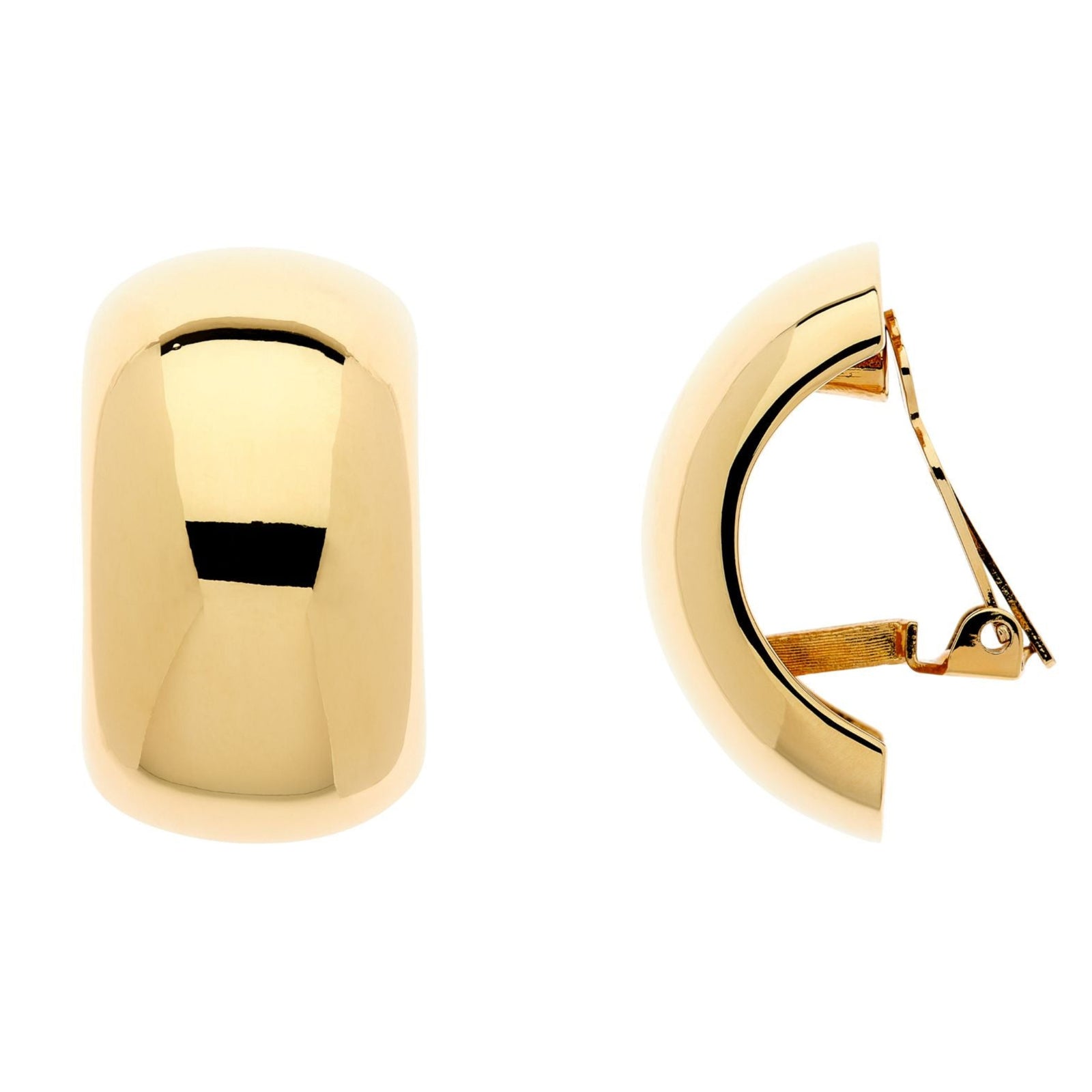 Gold Curve Earrings