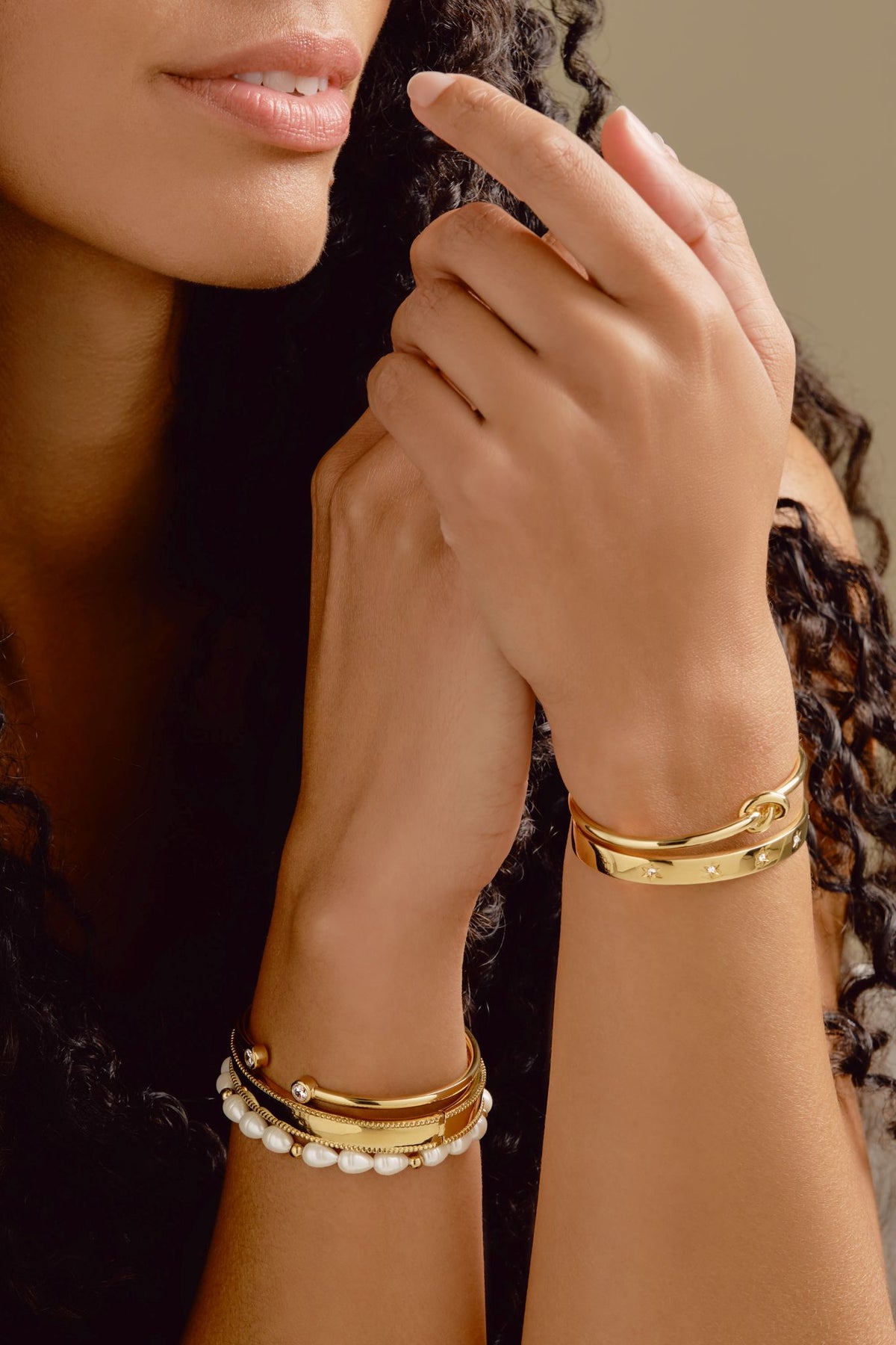 Gold Edge Bangle