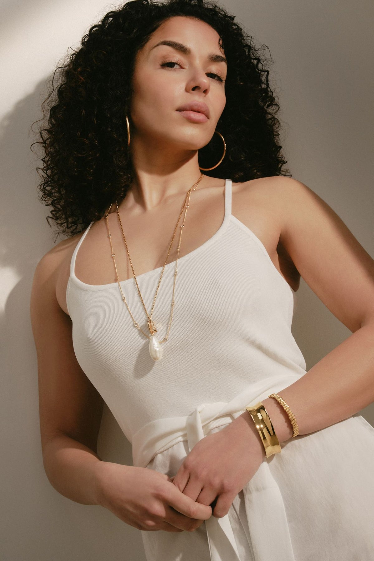 Gold Step Cuff