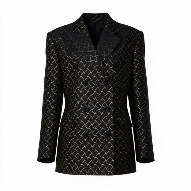 Gold Jacquard Jacket