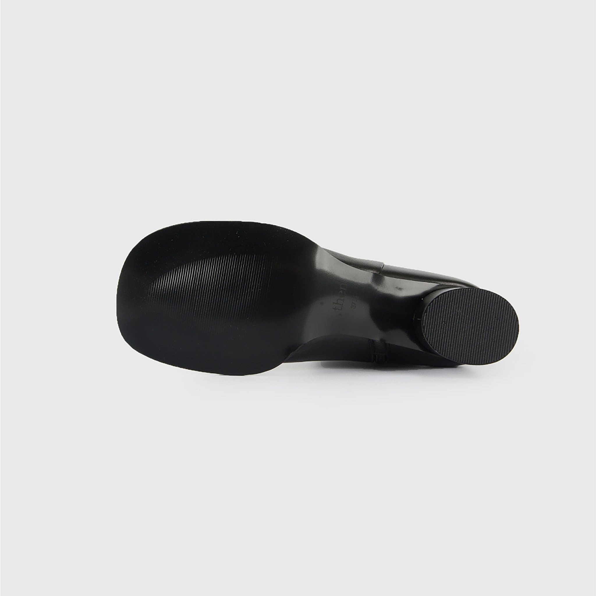 Black Convertible Knee‑High 
Leather Boots