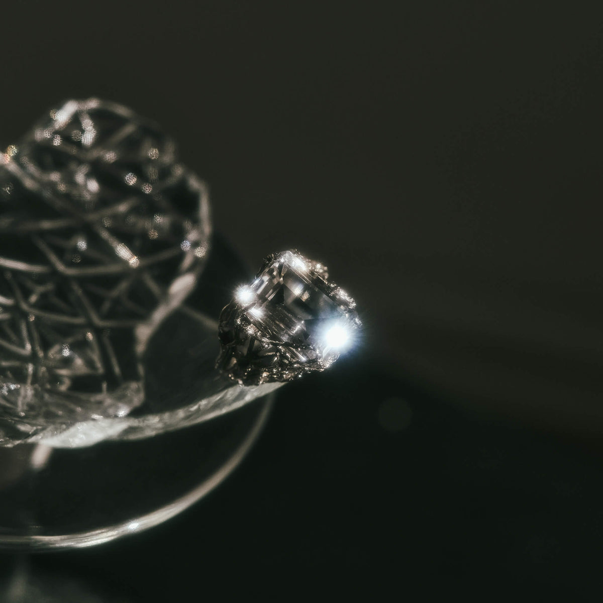 Greatness Gone Sparkle Ring | Clear Quartz