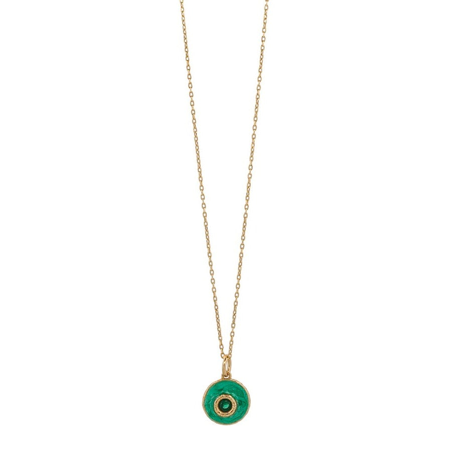 EBRU JEWELRY - Green Eye Necklace, buy at DOORS NYC