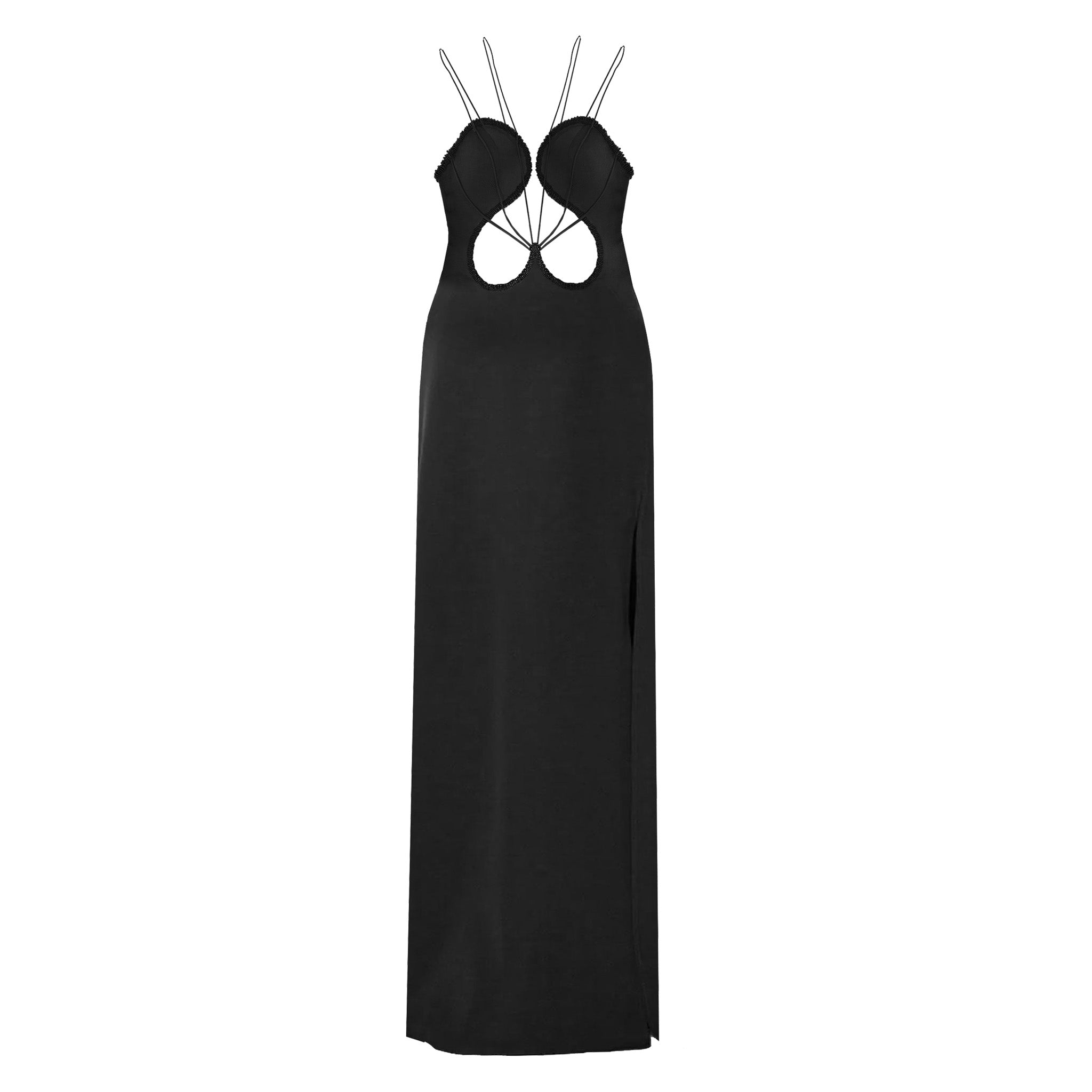 ELSA NILAJ - Black Heart Maxi Dress, buy at DOORS NYC