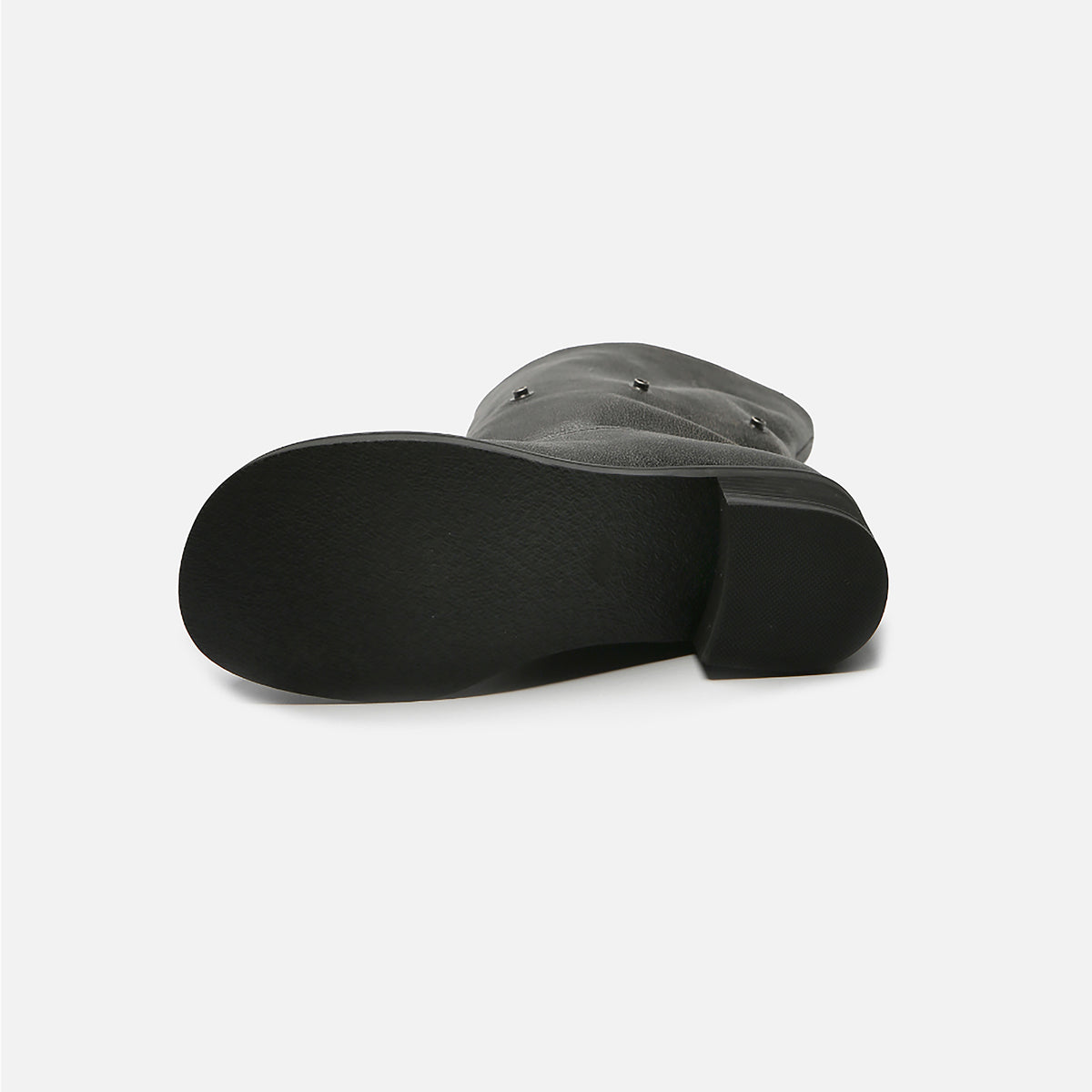 Grey Slouchy Convertible 
Leather Boots