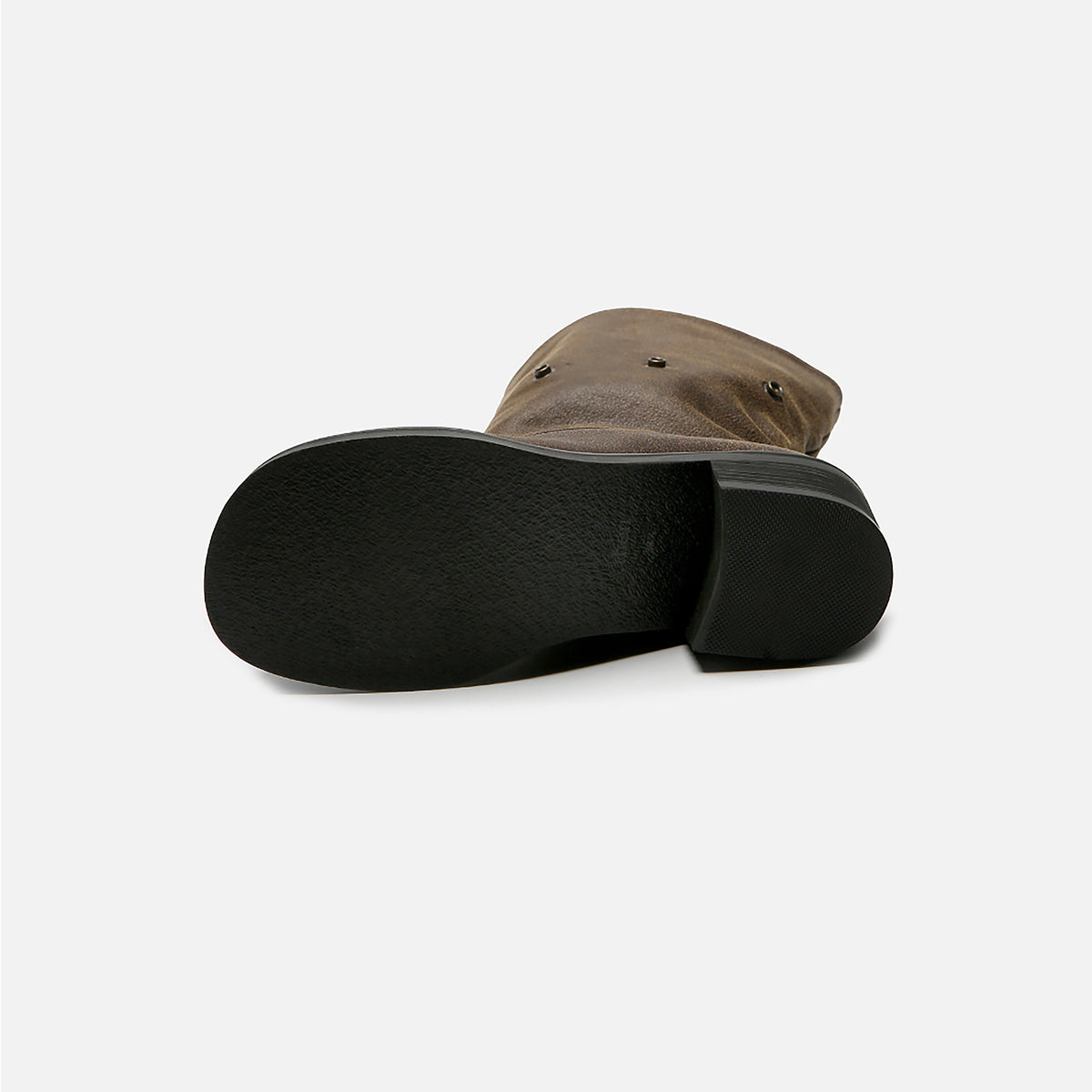 Brown Textured Convertible Multi-
Wear Boots