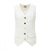 JULIA ALLERT - Buttoned Classic Vest | White, buy at DOORS NYC