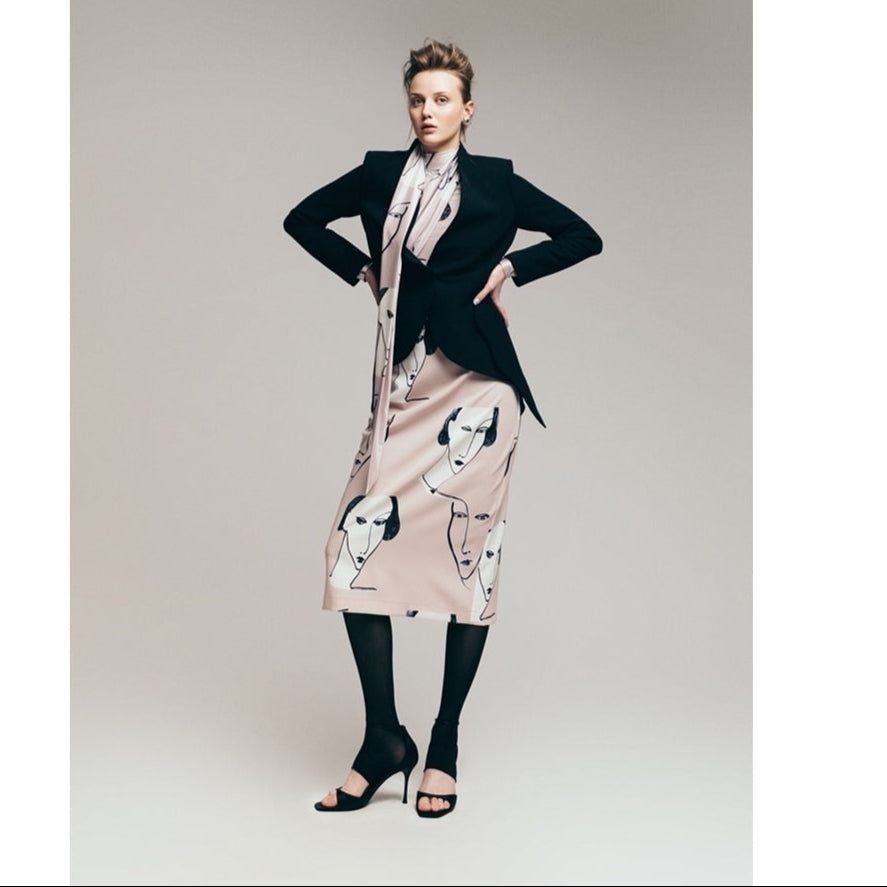 JULIA ALLERT - Blazer With Curved Hem | Black, buy at DOORS NYC