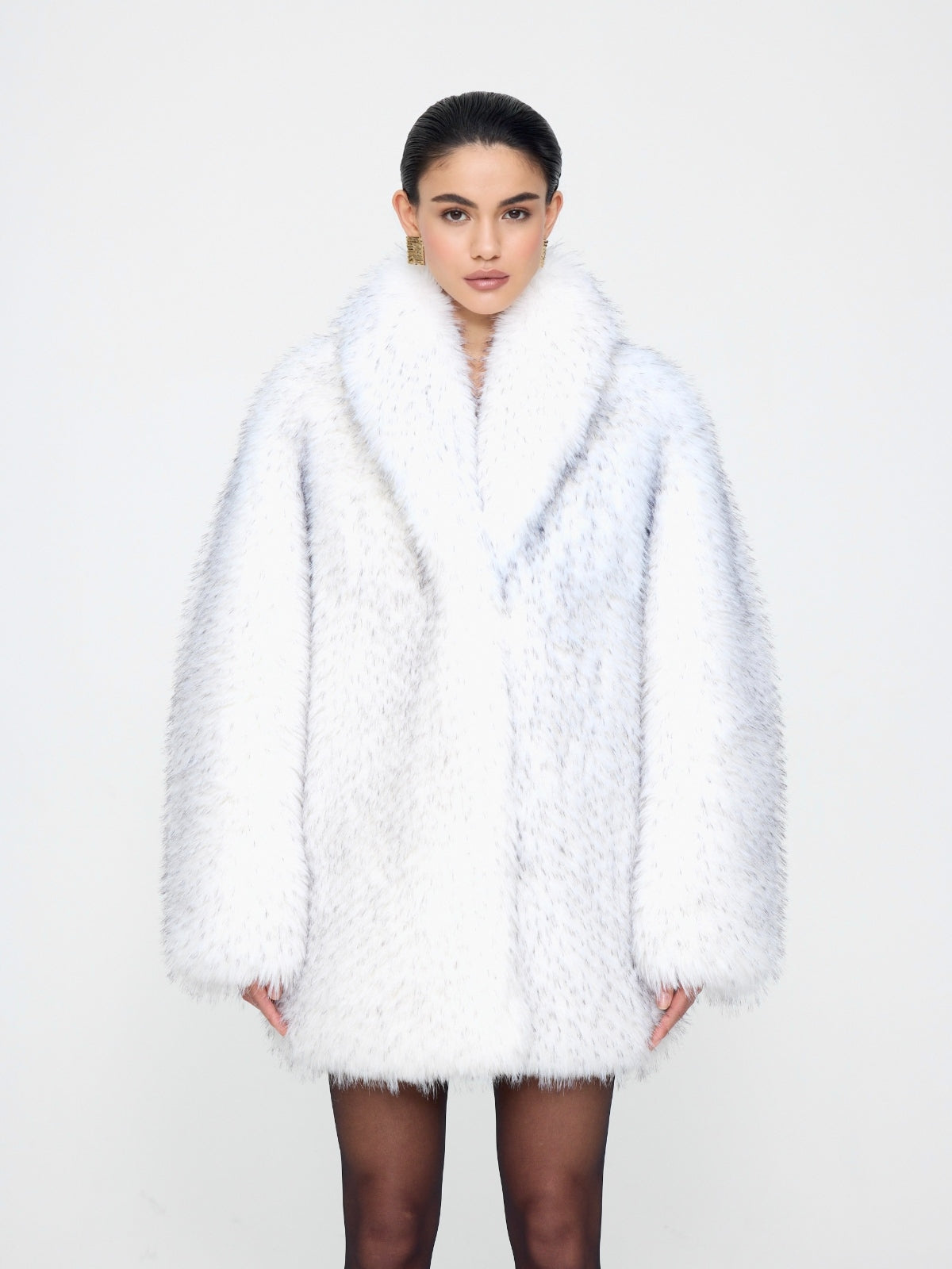 Elsa Fox Faux Fur Coat