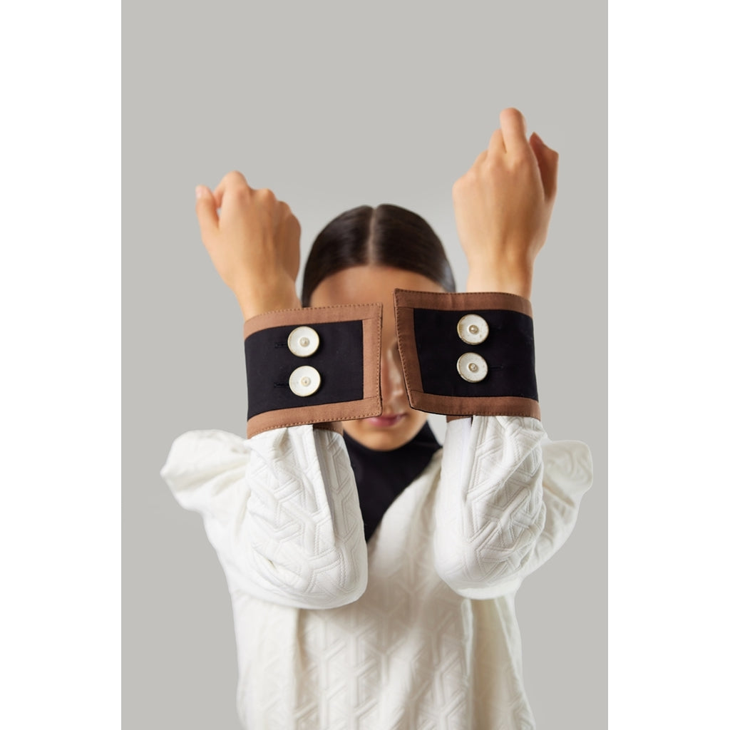 JULIA ALLERT - Asymmetrical Collar Blouse | White, buy at DOORS NYC