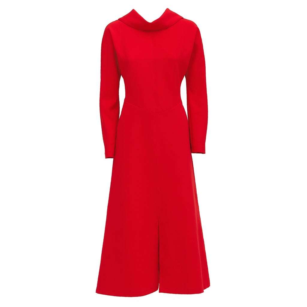 Elegant Fitted Dress | Red