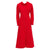 JULIA ALLERT - Elegant Fitted Dress | Red, buy at DOORS NYC