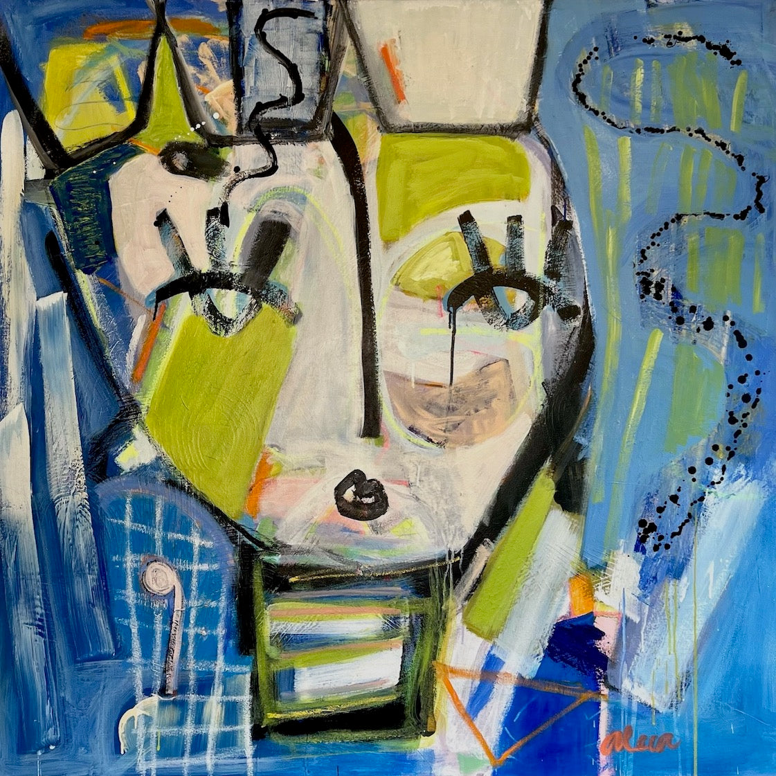 ALEEA JACQUES -  In The Jungle | Painting, buy at DOORS NYC