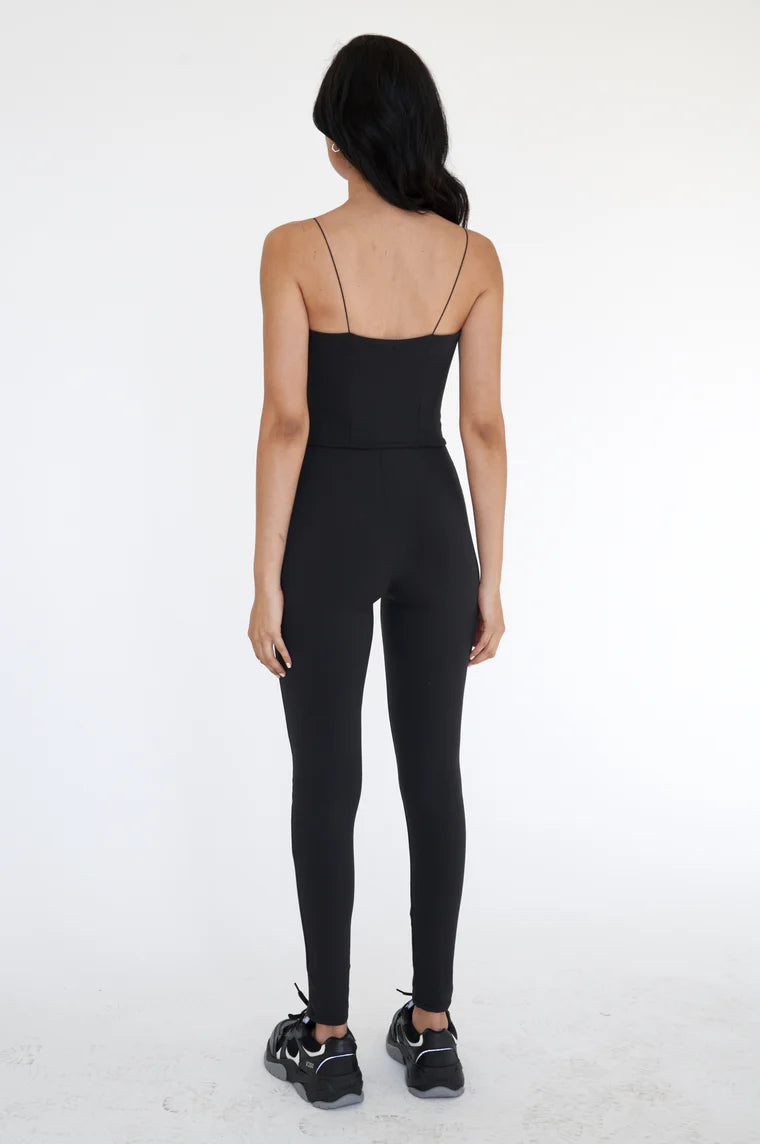 EARTH BODY - Isles Corset Bodysuit | Black  , buy at DOORS NYC