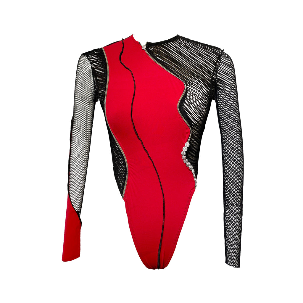 JENN LEE - Net Bodysuit, buy at DOORS NYC