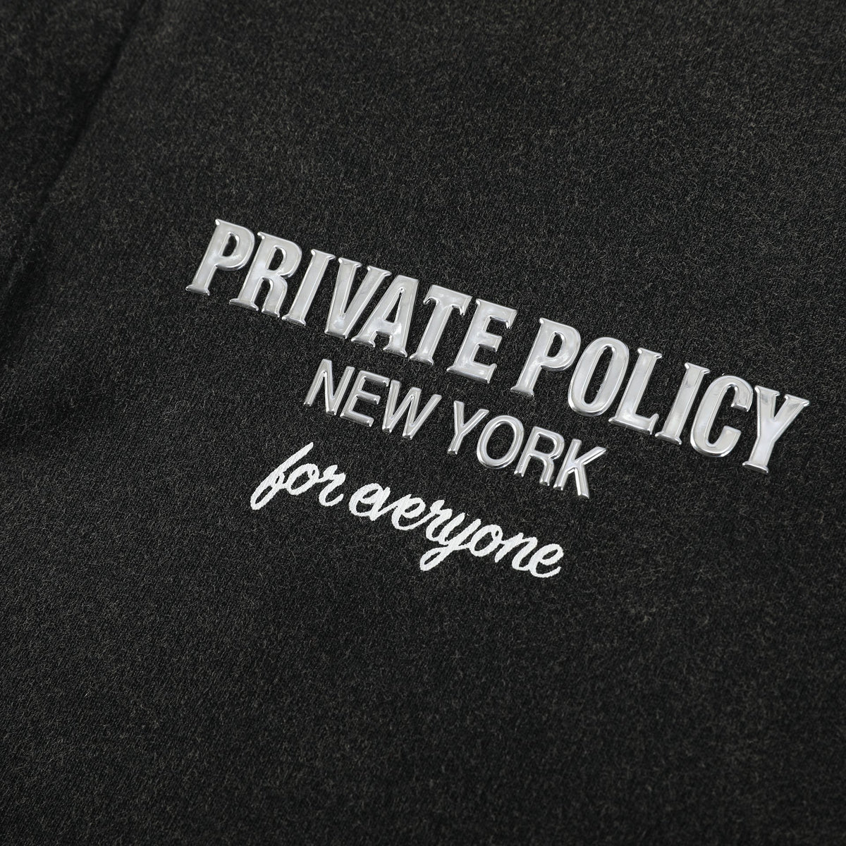 Washed Black Long Sleeve Polo Shirt