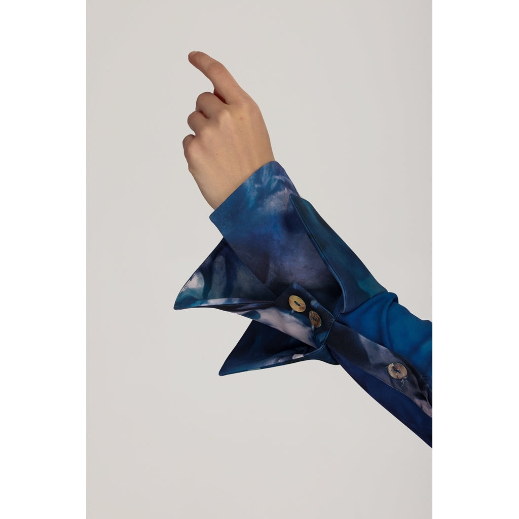 JULIA ALLERT -Co-Ord Print Set | Blue buy at DOORS NYC