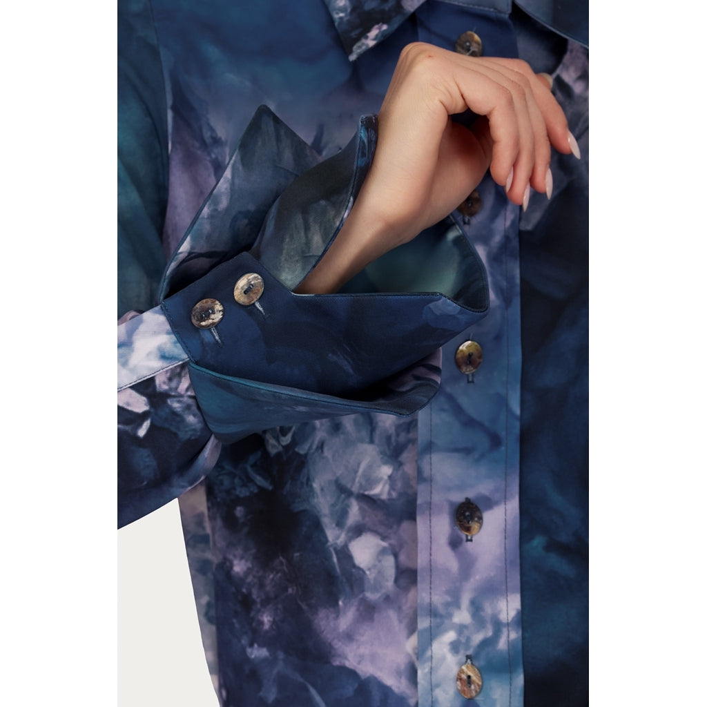 JULIA ALLERT -Co-Ord Print Set | Blue buy at DOORS NYC